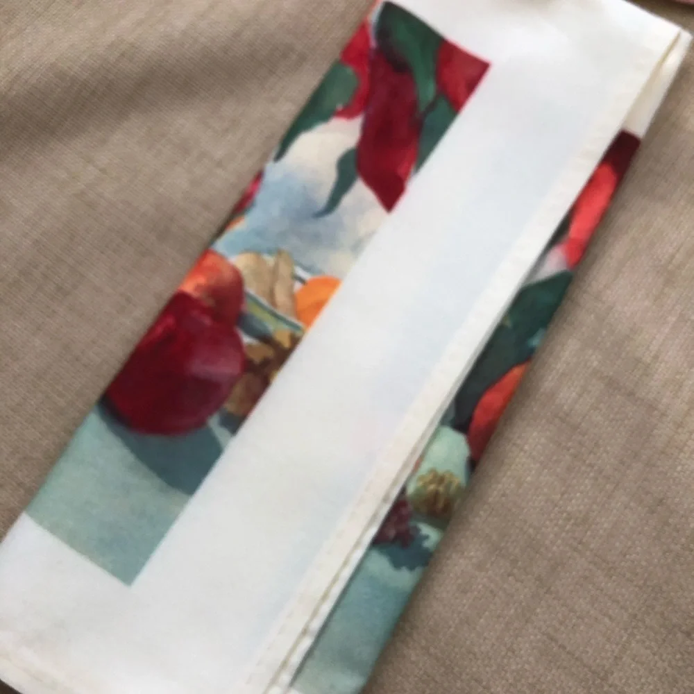 Judy Buswell Watercolor Pot Holder & Towel Set